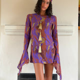Cher Purple Dress