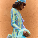 Cher Blue Dress