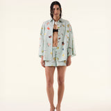 Summer Turquoise Overshirt