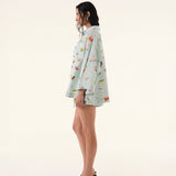 Summer Turquoise Overshirt