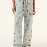 Summer Turquoise Trousers