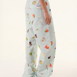 Summer Turquoise Trousers