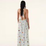 Summer Turquoise Maxi Dress