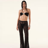 Black Debbie Lace Trousers