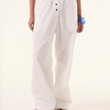 Monica White Trousers