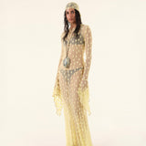 Yellow Debbie Lace Dress