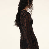 Black Debbie Lace Dress