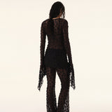 Black Debbie Lace Top