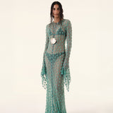 Green Debbie Lace Dress