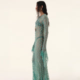 Green Debbie Lace Dress