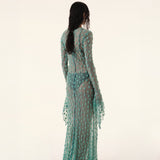 Green Debbie Lace Dress