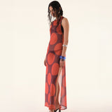 Polca Dots Buttoned Dress