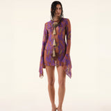 Cher Purple Dress