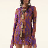 Cher Purple Dress