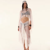 Rio White Scarf
