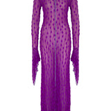 Purple Debbie Lace Dress