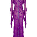 Purple Debbie Lace Dress