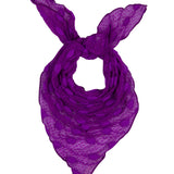 Purple Debbie Lace Scarf