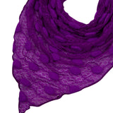 Purple Debbie Lace Scarf