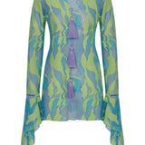 Cher Blue Dress