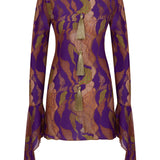 Cher Purple Dress