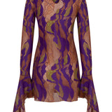 Cher Purple Dress