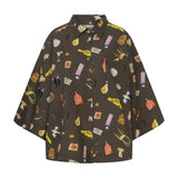 Brown mixed Owershirt