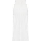 White Linen Dress