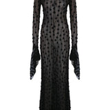 Black Debbie Lace Dress