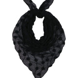 Black Debbie Lace Scarf