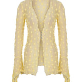 Yellow Debbie Lace Top